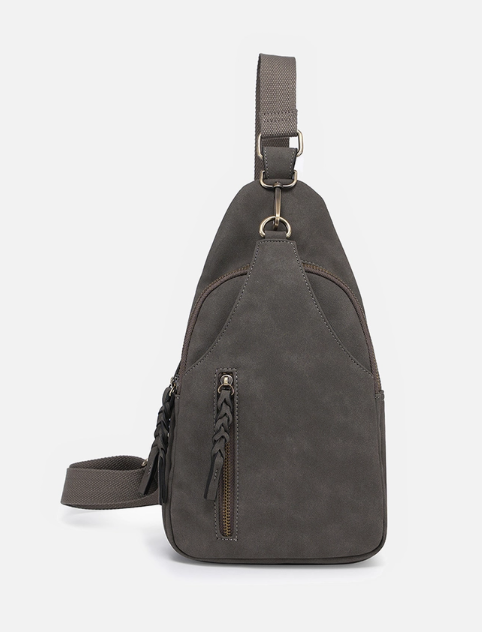 Jen & Co Faux Suede Sling - Slate