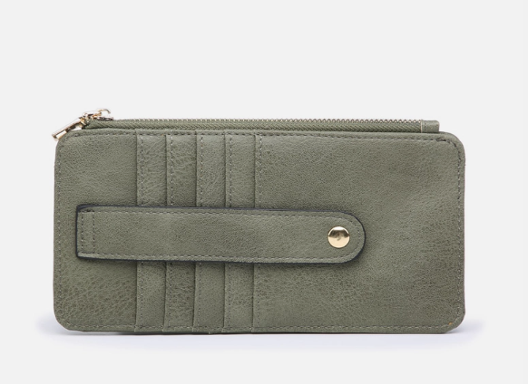 Jen & Co Slim Wallet - Olive