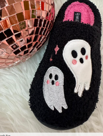 Ghost Slippers - Black