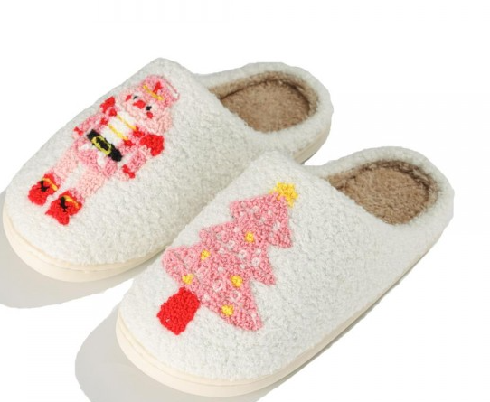 Pink Nutcracker Slippers