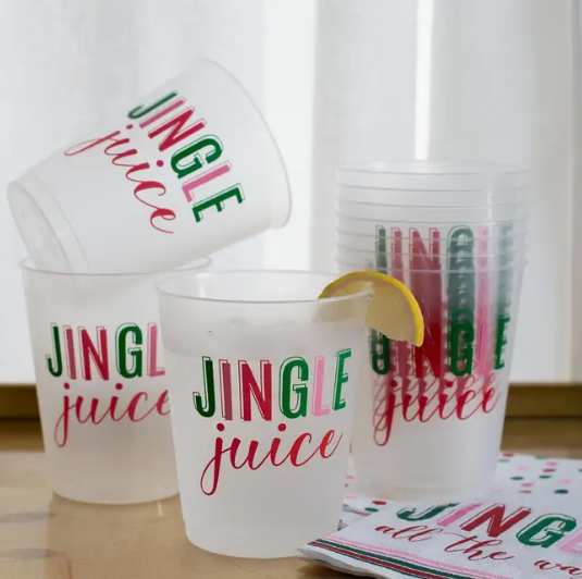 Jingle Juice Party Cups