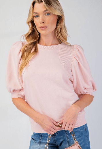 Puff Sleeve - Blush