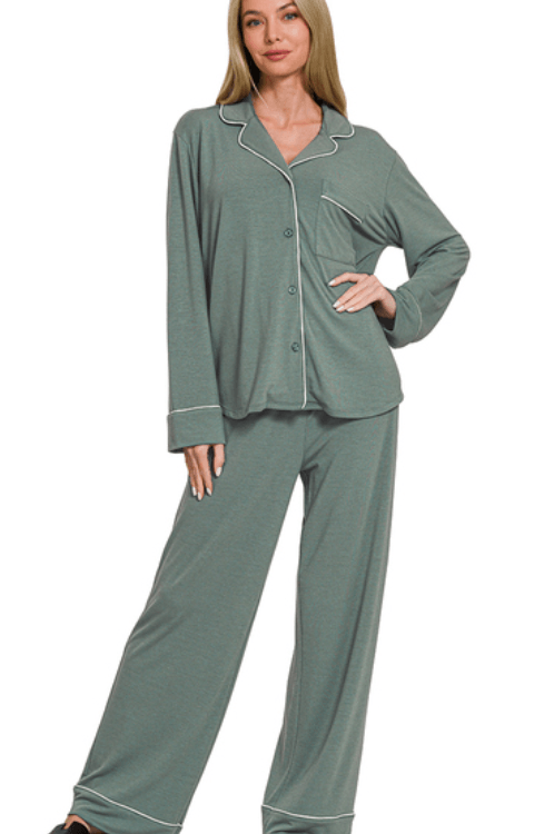 Pajama Set - Ash Jade