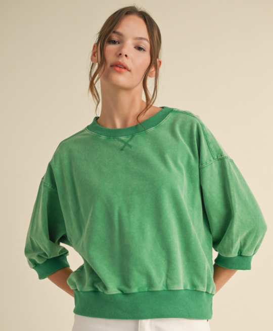 Short Sleeve Crewneck - Green