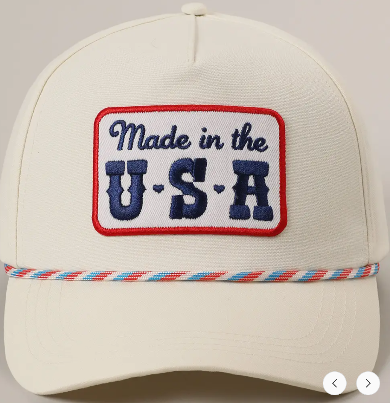 Made in the USA Trucker Hat - White