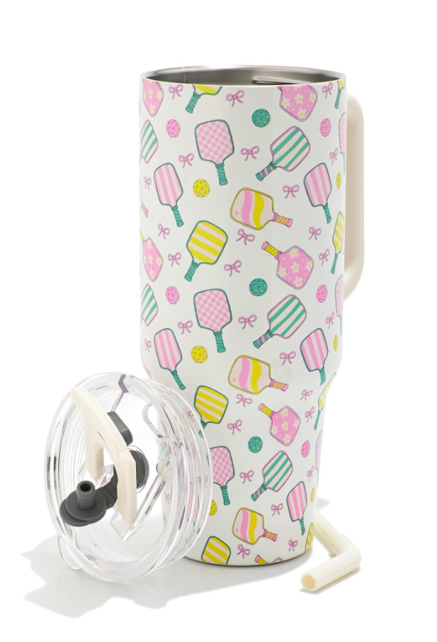 Pickleball 40oz Double Walled Cup