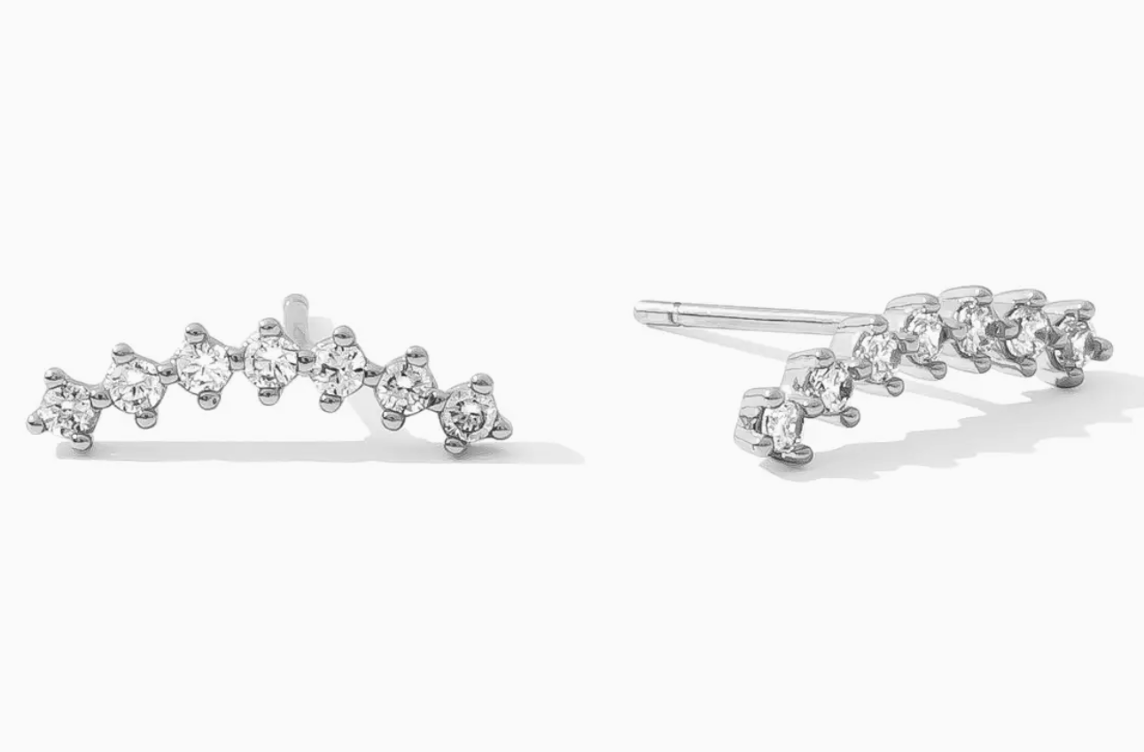 Glitz Crawler Stud - Silver