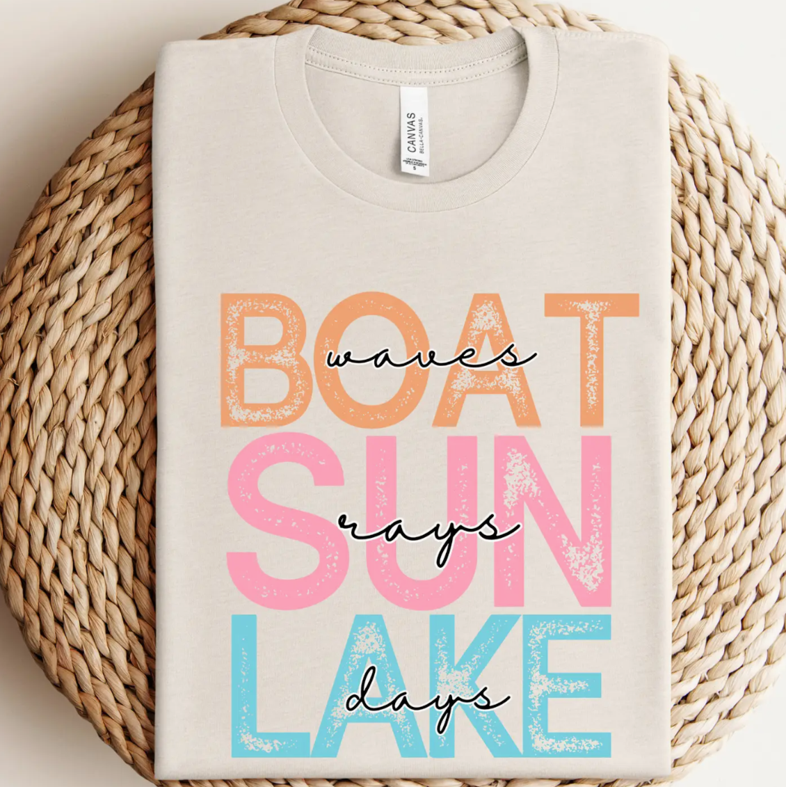 Boat Sun Lake Tee