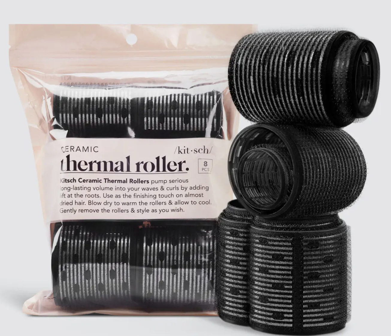 Kitsch - Ceramic Hair Roller 8 piece