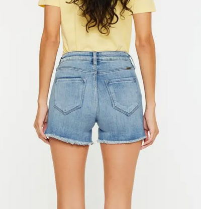 Kancan- High Rise Denim Shorts