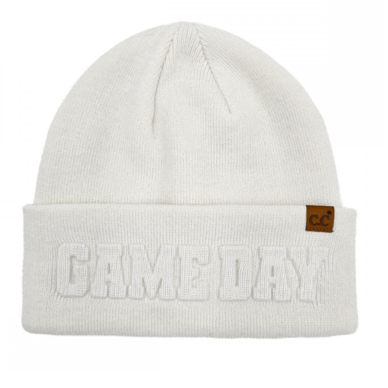 C.C. Game Day Beanie - Ivory
