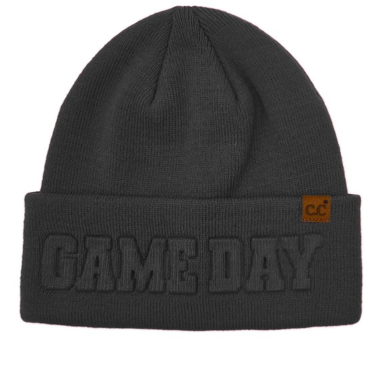 C.C. Game Day Beanie - Black