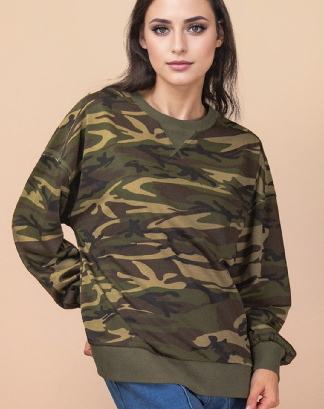 Camo Pullover