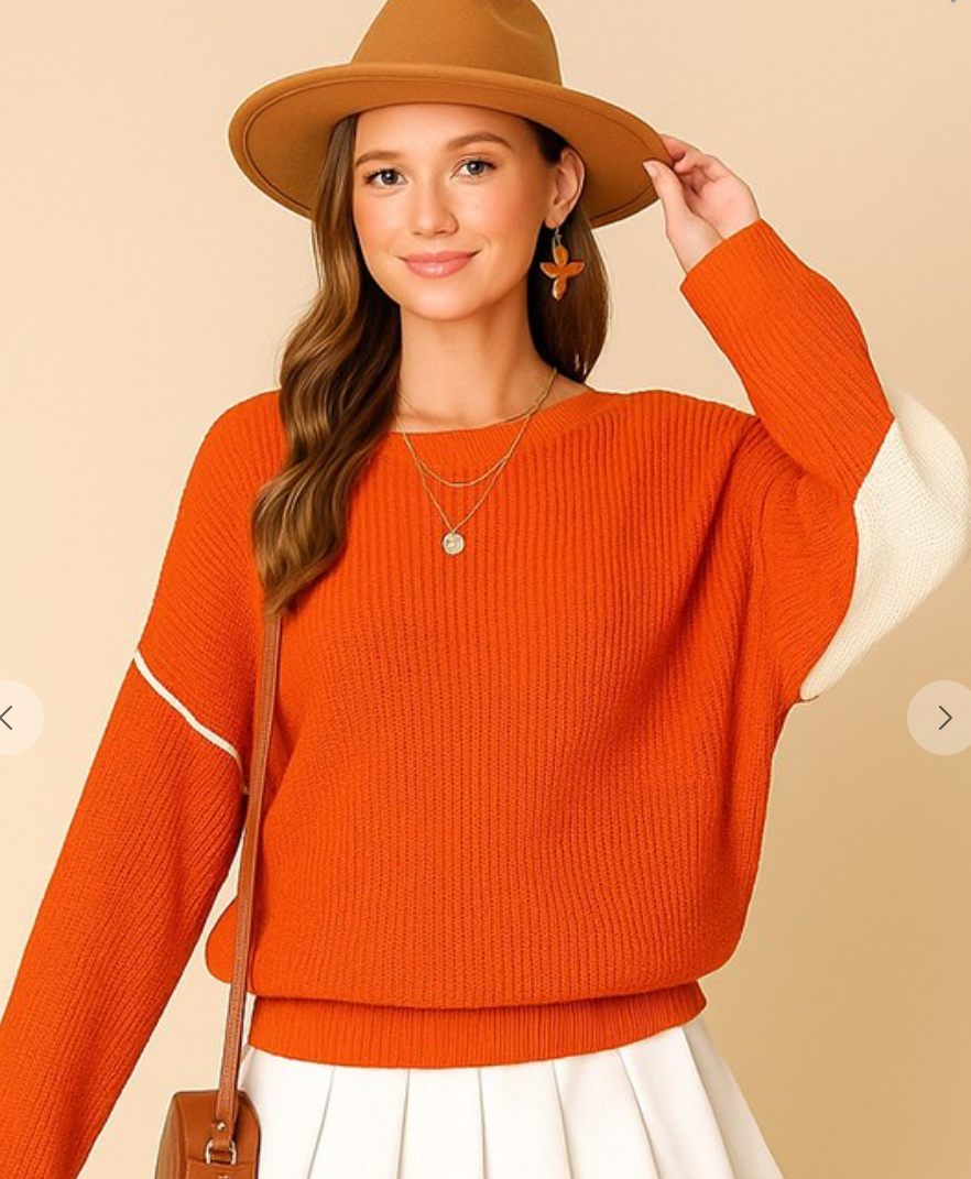 Game Day Colorblock Sweater