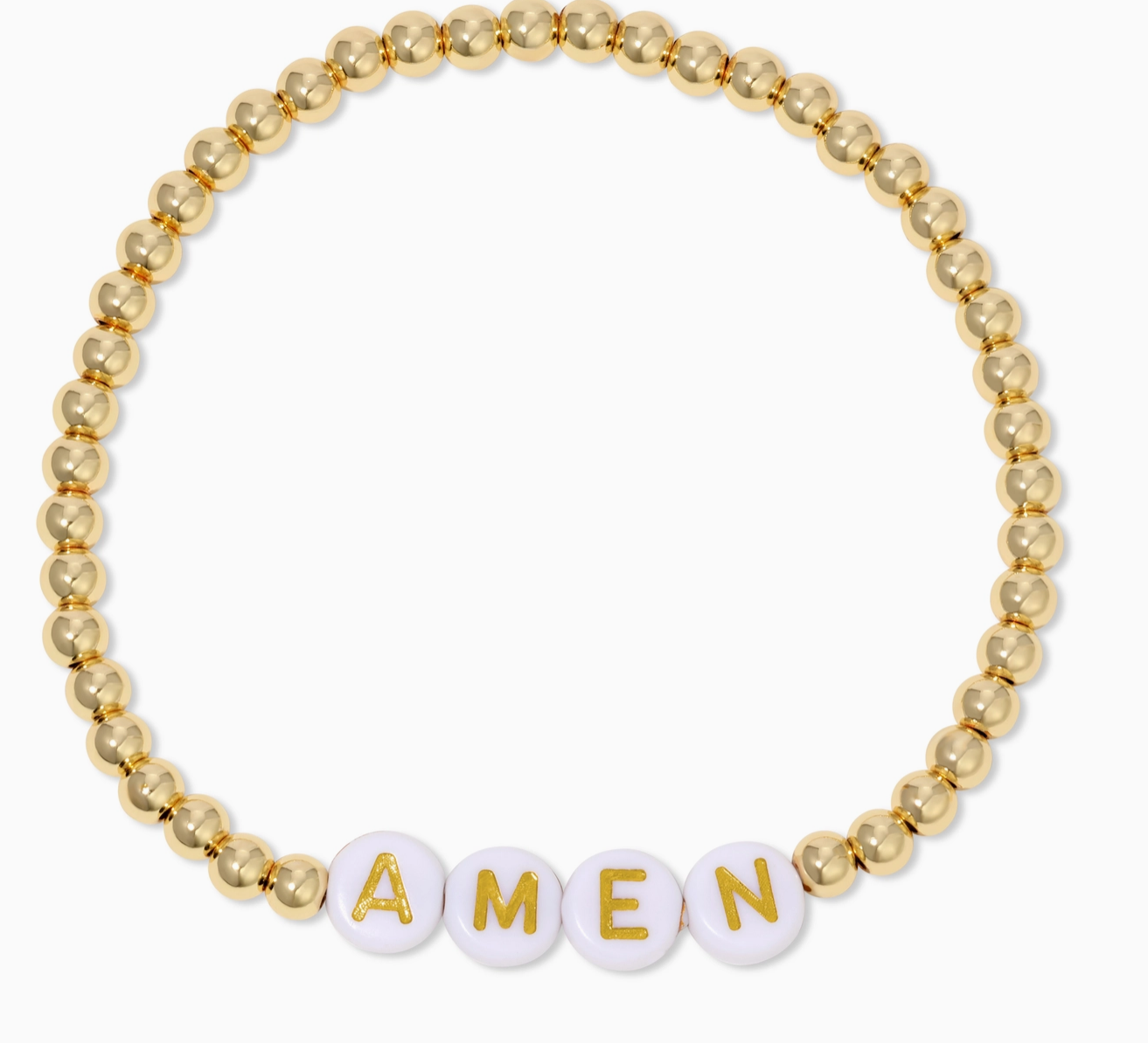 Splendid Iris - Amen Beaded Bracelet