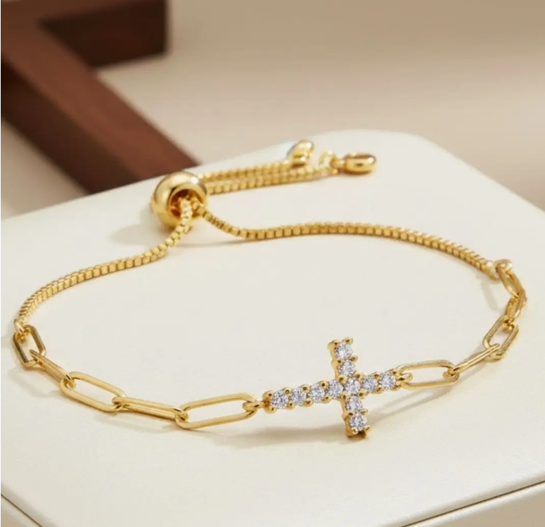 Splendid Iris - Cross Pulley Bracelet