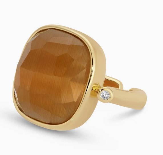 Splendid Iris - Ms. Reliability Stone Ring Spice