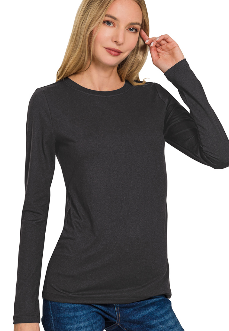 Soft Long Sleeve Basic - Black