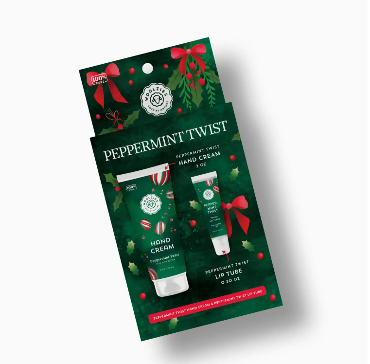 Peppermint Twist Hand Cream & Lip Mask Duo