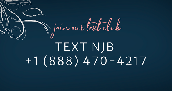 Join our text cub. Text NJB to +1 888 470 4217