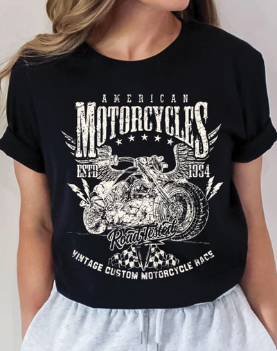 American Motorcycles Tee - Black