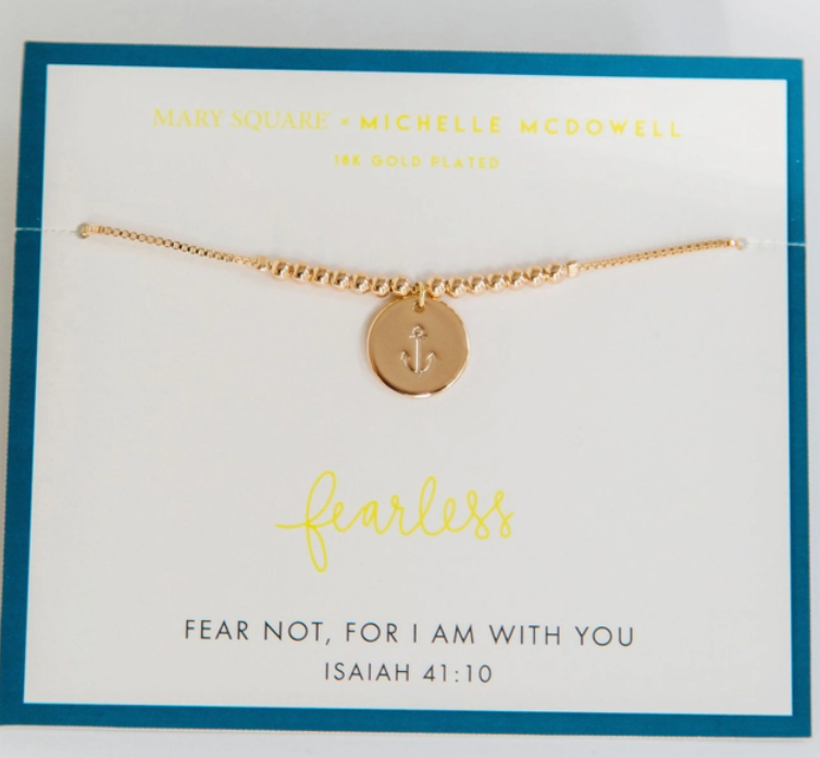 Mary Square - Fearless Scripture Bracelet