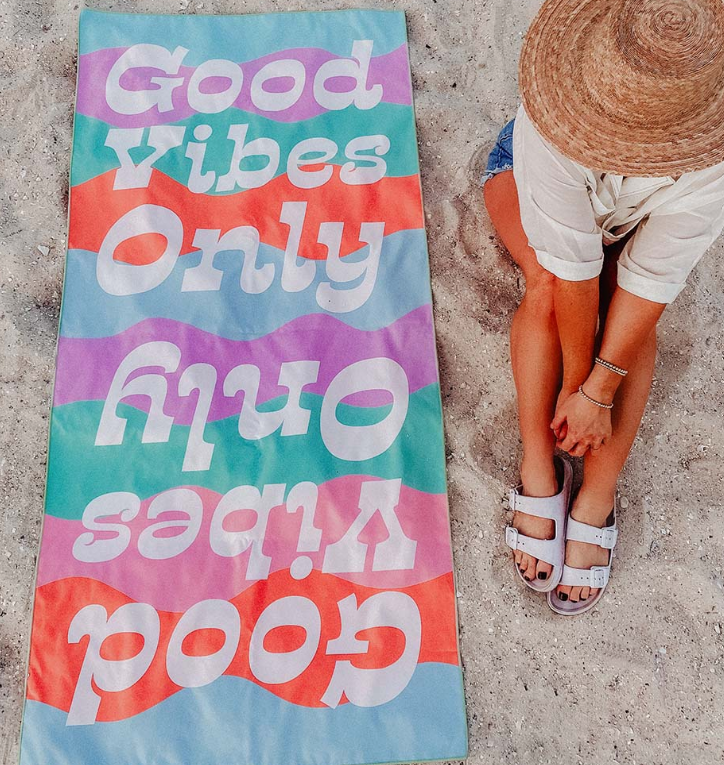 Good Vibes - Quick Dry Beach Towels