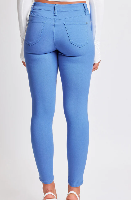 Hyperstretch Mid-Rise Skinny - Blue Bay