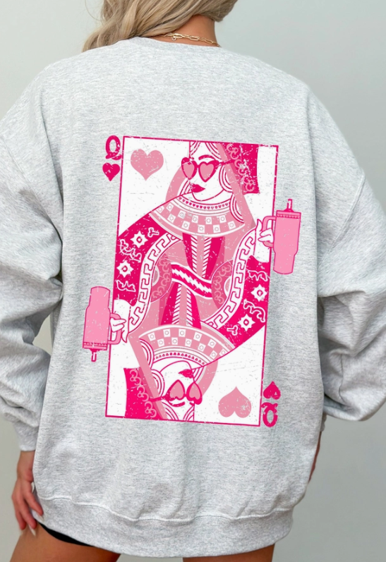 Queen of Hearts Crewneck