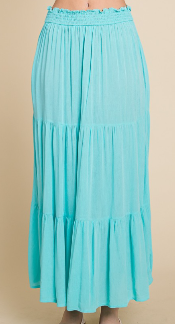 Tiered Maxi - Teal