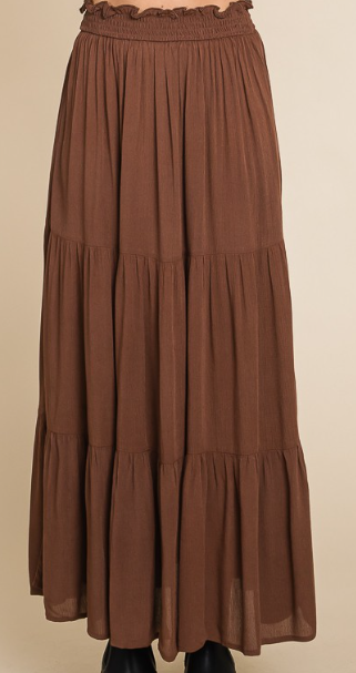 Tiered Maxi - Cocoa