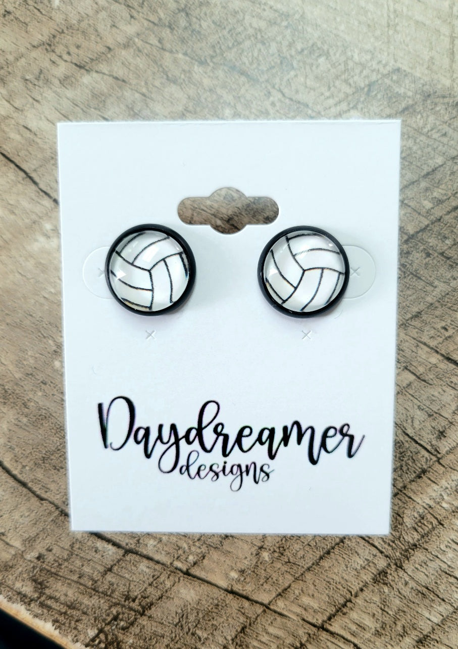 Volleyball Earrings - 3 sizes
