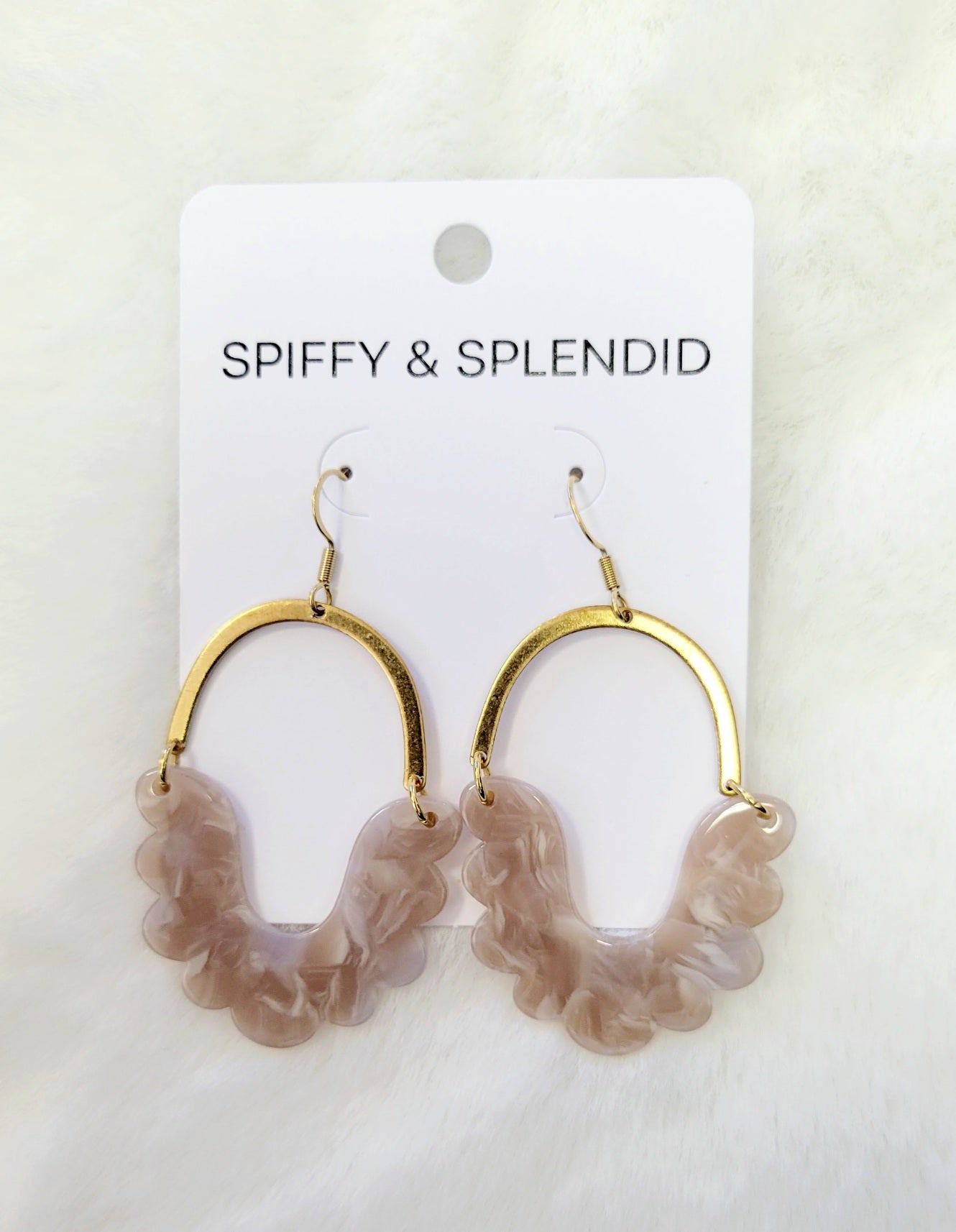 Scarlett Earrings - Taupe