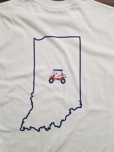 State Of Indiana Golf Cart T-Shirt