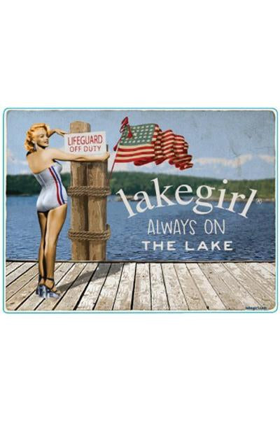Lakegirl - Always on the Lake Sticker