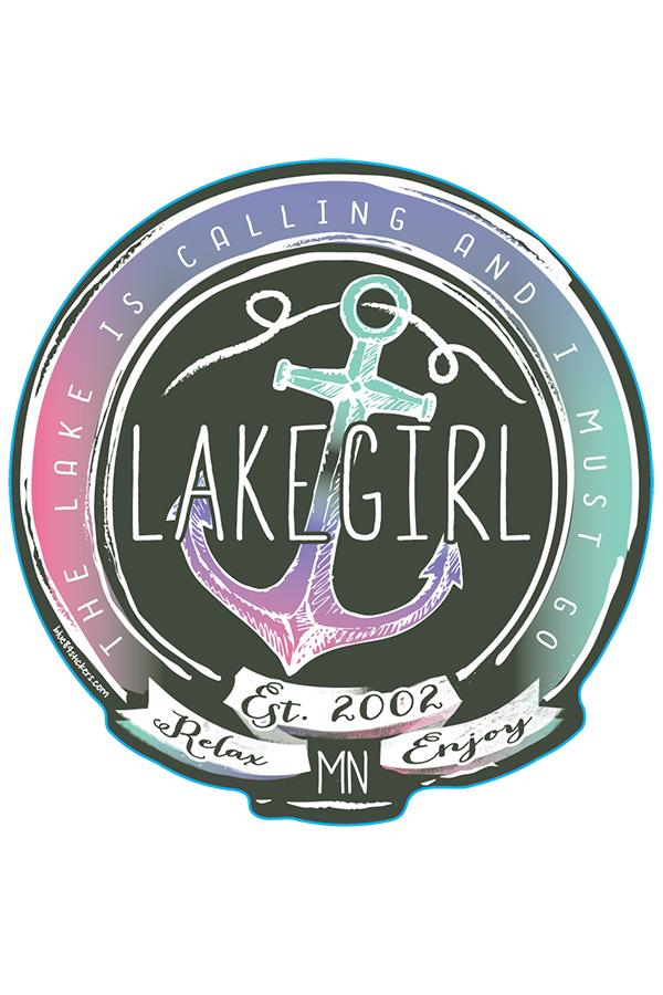 Lakegirl - The Lake is Calling Sticker